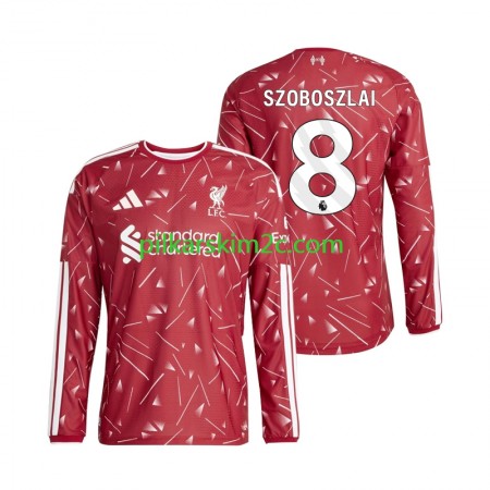 Koszulka Liverpool Dominik Szoboszlai 8 Główna 2026/27 Koszulki Piłkarskie(L/S)